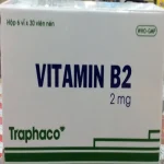 Vitamin B2 2.0Mg Hộp 6 Vỉ X 30 Viên Nén Traphaco