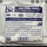 Gạc Phẫu Thuật 10X10X8 Lớp Vt (Túi 10 Gói X 10 Miếng ) An Lành