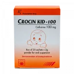 Crocin Kid 100mg Hộp 25 Gói Pymepharco