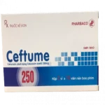 Ceftume Cefuroxim 250Mg Hộp 2 Vỉ X 10 Viên Nén Tw1 Pharbaco