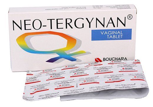 Neo-Tergynan, Hộp 10 viên nén đặt âm đạo, Pháp