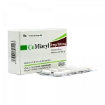 Comiaryl 2Mg/500Mg Hộp 3 Vỉ X 10 Viên Nén Hasan