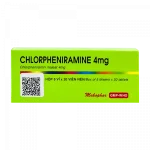 Chlorpheniramine 4Mg Hộp 5 Vỉ X 20 Viên Nén Mekophar