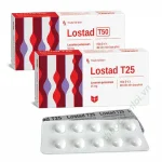 Lostad T25 Losartan 25mg hộp 3 vỉ x 10 viên nén Stella