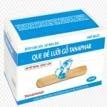 Que Đè Lưỡi Gỗ Tana Hộp 100 Túi X 1 Chiếc Tân Á