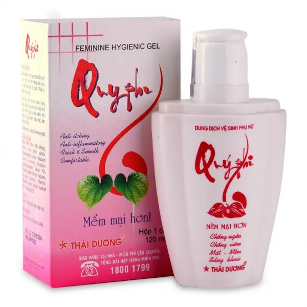 Quý Phi Vệ Sinh Phụ Nữ Chai Hồng 120Ml Thái Dương