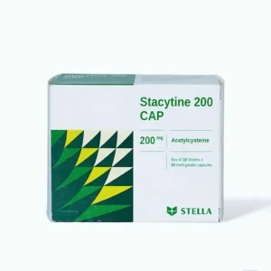 Stacytine Acetylcystein 200Mg Hộp 10 Vỉ X 10 Viên Nang Stella