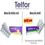 Telfor Fexofenadine 60Mg Hộp 2 Vỉ X 10 Viên Nén Dhg Hậu Giang
