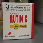 Rutin C Hộp 10 Vỉ X 10 Viên Nén Đại Uy