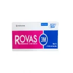 Rovas Spiramycin 3Miu Hộp 2 Vỉ X 5 Viên Dhg Hậu Giang