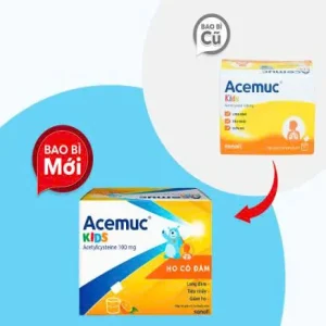 Acemuc Kids 100Mg Hộp 30 Gói X 0.5G Sanofi