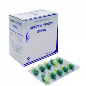 Acetylcystein 200Mg Hộp 20 Vỉ X 10 Viên Nang Vidiphar