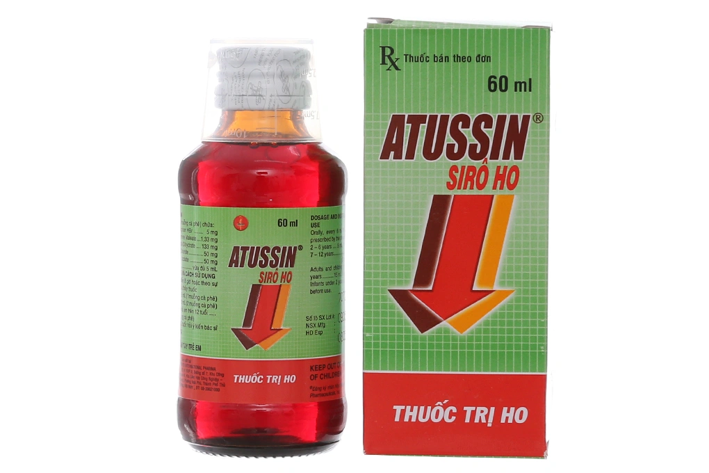 Atussin siro HO Lọ 60ml United