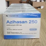 Azihasan 250 Azithromycin 250Mg Hộp 10 Vỉ X 6 Viên Nang Hasan
