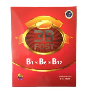 Vitamin 3B Fost B1 B6 B12 Hộp 10 Vỉ X 10 Viên Akopha
