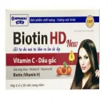 Biotin Hd Hộp 5 Vỉ X 20 Viên Nang Hdpharma