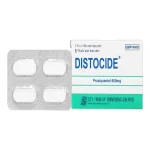 Distocide Praziquantel 600mg hộp 1 vỉ x 4 viên nén Shinpoong