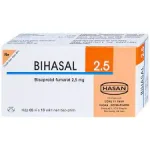 Bihasal 2.5 Bisoprolol Fumarat 2,5Mg Hộp 5 Vỉ X 10 Viên Nén Hasan