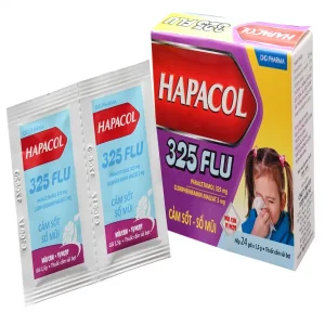 Hapacol 325Mg Flu Hộp 24 Gói X 1.5G Hậu Giang