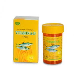 Vitamin Ad Lọ 100 Viên Nang Mềm Hà Tây