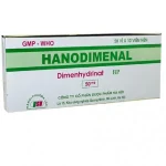 Hanodimenal Dimenhydrat 50Mg Hộp 50 Vỉ X 10 Viên Nén Hà Nội 01