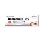 Gentamicin 0.3% Cọc 10 Tuýp X 5G Quảng Bình, Kiện 660 Tuyp