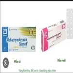 Alpha Chymotrypsin 4200Iu Hộp 2 Vỉ X 10 Viên Nén Glomed