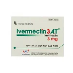 Ivermectin 3 A.t 3Mg Hộp 1 Vỉ X 4 Viên Nén An Thiên