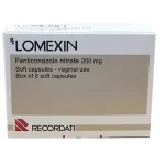 Lomexin 200Mg Hộp 6 Viên Đặt Recordati