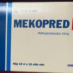 Mekopred 16Mg Hộp 10 Vỉ X 10 Viên Nén Mekophar