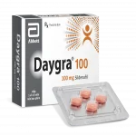 Daygra Sildenafil 100mg hộp 1 vỉ x 4 viên nén Glomed