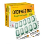 Cadifast Fexofenadine 180mg hộp 10 viên nén USP