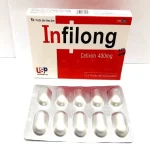 Infilong Cefixime 400Mg Hộp 1 Vỉ X 10 Viên Nén Usp