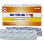 Bromhexine 8Mg Hộp 3 Vỉ X 10 Viên Nén Domesco