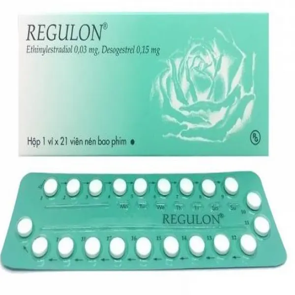 Regulon Tránh Thai Hộp 1 Vỉ X 21 Viên Nén Hungary