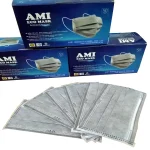 Khẩu Trang 4 Lớp Kháng Khuẩn Ami Eco Mask Màu Xám 01