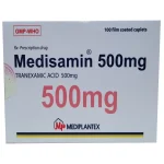 Medisamin Tranexamic 500Mg Hộp 10 Vỉ X 10 Viên Mediplantex